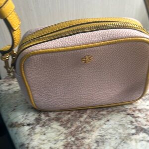 Tory Burch Pink and Yellow Women's camera bag
